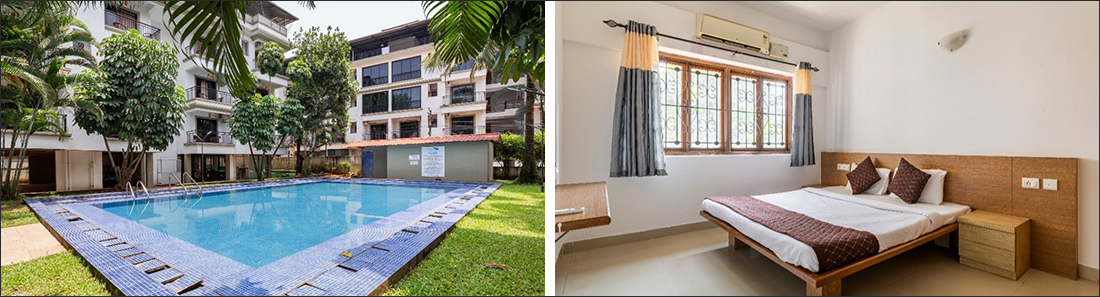 Pictures of 2BHK Apartment with Private Pool in Baga-Arpora, Goa | Luxury Stay Near Baga Beach